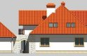 Projekt domu piętrowego LK&365 - elewacja 2