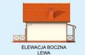 Projekt domu letniskowego OKLAHOMA 2 dom letniskowy z poddaszem - elewacja 2