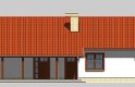 Projekt domu dwurodzinnego LK&368 - elewacja 3