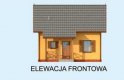 Projekt domu letniskowego SYDNEY dom letniskowy z poddaszem użytkowym - elewacja 1