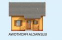 Projekt domu letniskowego SYDNEY dom letniskowy z poddaszem użytkowym - elewacja 1
