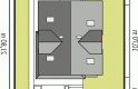 Projekt domu z poddaszem Julek II G1 Leca® DOM - usytuowanie - wersja lustrzana