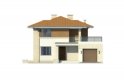 Projekt domu tradycyjnego Cyprys 3 - elewacja 1