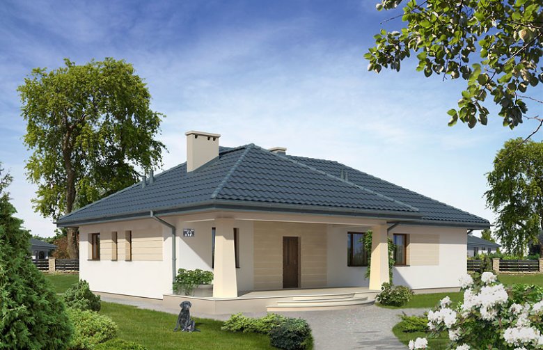 Projekt domu tradycyjnego Granat 2