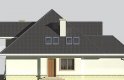 Projekt domu jednorodzinnego LK&526 - elewacja 4