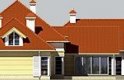 Projekt domu jednorodzinnego LK&529 - elewacja 2