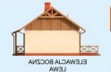 Projekt domu letniskowego AVERNO dom letniskowy - elewacja 2