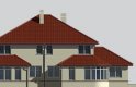 Projekt domu jednorodzinnego LK&567 - elewacja 2