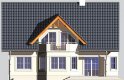 Projekt domu jednorodzinnego LK&577 - elewacja 3
