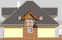 Projekt domu jednorodzinnego LK&587 - elewacja 4