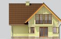 Projekt domu jednorodzinnego LK&595 - elewacja 3