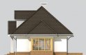 Projekt domu piętrowego LK&600 - elewacja 2