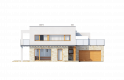 Projekt domu piętrowego Zx5 - elewacja 4