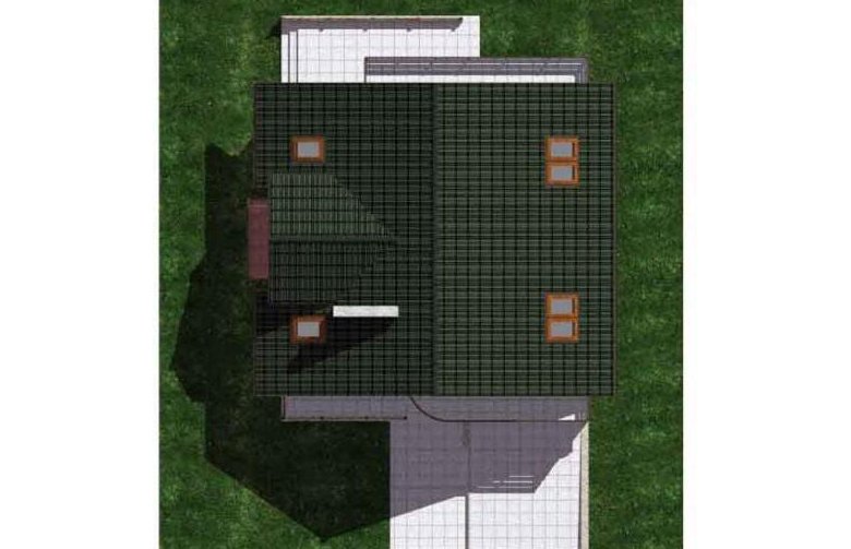 Projekt domu jednorodzinnego HG-S1 - Usytuowanie - wersja lustrzana
