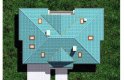 Projekt domu jednorodzinnego HG-W5 - usytuowanie - wersja lustrzana