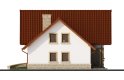 Projekt domu jednorodzinnego Cypryda - elewacja 3