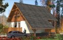 Projekt domu z bala L-39 (drewniany) - wizualizacja 0