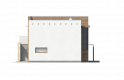 Projekt domu nowoczesnego Zx15 - elewacja 2
