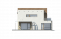 Projekt domu nowoczesnego Zx15 - elewacja 4