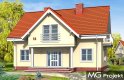 Projekt domu jednorodzinnego Miodowe Lata (137) - wizualizacja 0