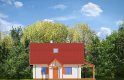 Projekt domu jednorodzinnego Okruszek (150) - elewacja 1