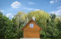 Projekt domu z bala Sosenka drewniana (205) - elewacja 3