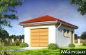 Projekt domu energooszczędnego Garaż BG10 (436) - wizualizacja 0