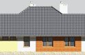 Projekt domu dwurodzinnego LK&619 - elewacja 2