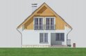 Projekt domu jednorodzinnego LK&616 - elewacja 3