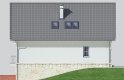 Projekt domu jednorodzinnego LK&616 - elewacja 4