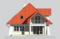 Projekt domu jednorodzinnego LK&625 - elewacja 3