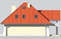 Projekt domu jednorodzinnego LK&625 - elewacja 4