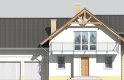 Projekt domu jednorodzinnego LK&635 - elewacja 1