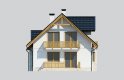 Projekt domu jednorodzinnego LK&639 - elewacja 2