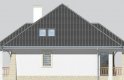 Projekt domu dwurodzinnego LK&640 - elewacja 4