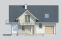 Projekt domu jednorodzinnego LK&650 - elewacja 1