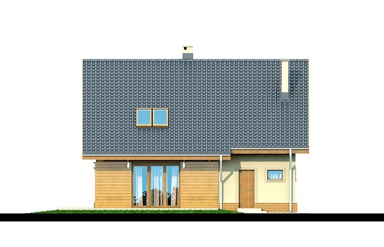 Projekt domu jednorodzinnego Armanda BIS - elewacja 2