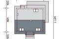 Projekt domu jednorodzinnego Armanda BIS - usytuowanie - wersja lustrzana