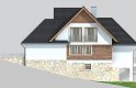 Projekt domu jednorodzinnego LK&668 - elewacja 2