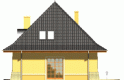 Projekt domu jednorodzinnego AMARETTO - elewacja 3