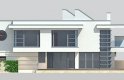 Projekt domu z poddaszem LK&698 - elewacja 2