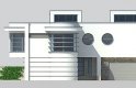 Projekt domu z poddaszem LK&698 - elewacja 1