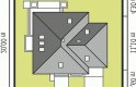 Projekt domu jednorodzinnego Jarek G1 - usytuowanie - wersja lustrzana