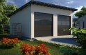 Projekt domu energooszczędnego G26 - Budynek garażowy - wizualizacja 0