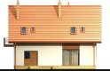 Projekt domu jednorodzinnego Aronia - elewacja 3