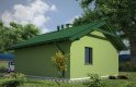 Projekt domu energooszczędnego G58 - Budynek garażowo - gospodarczy - wizualizacja 1