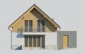 Projekt domu wielorodzinnego LK&1183 - elewacja 3