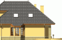 Projekt domu jednorodzinnego GRAFIKA - elewacja 1