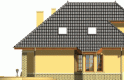 Projekt domu jednorodzinnego GRAFIKA - elewacja 1