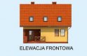 Projekt domu jednorodzinnego SEVILLA 2 - elewacja 1